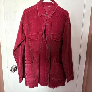 Oversized Corduroy Shacket